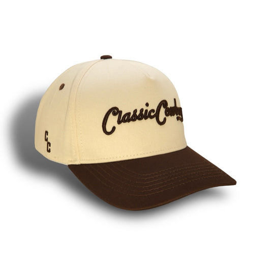 Off White and Brown Snapback